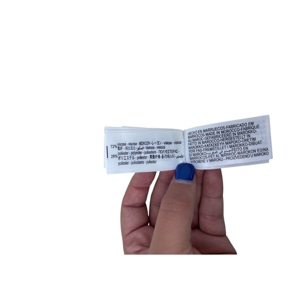 Zara Kate Moss Womens Scarf Maxi Dress M L Beige Ecru Flare Hem 9574/119 NWD - Picture 14 of 16